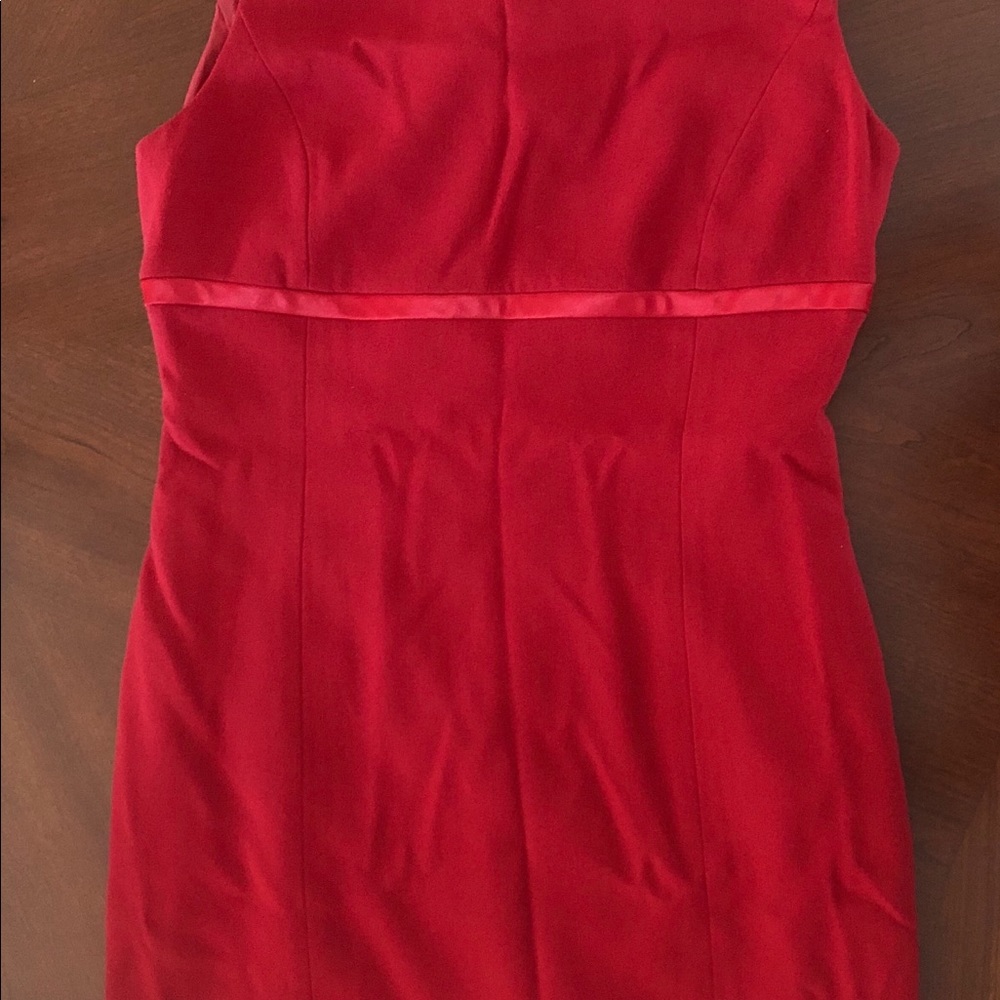 Kasper red dress 6 petit.